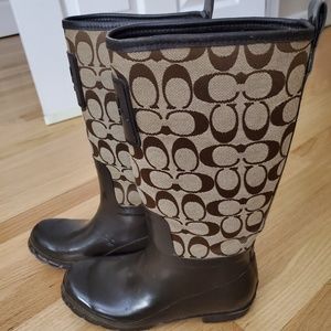 Coach rainboots
